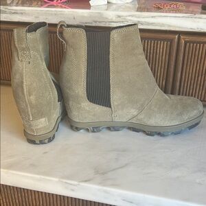 Sorel Suede Ankle Boots